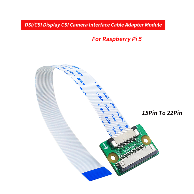 Raspberry Pi Hq Camera Microscope Lens - Display DSI/CSI Modulo adattatore cavo interfaccia